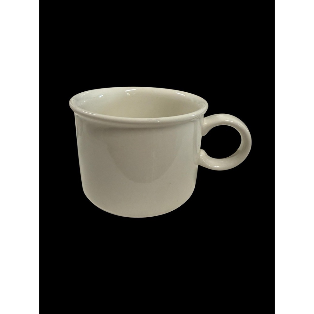 Vintage Midwinter Stonehenge England White Porcelain Flat Coffee Cup